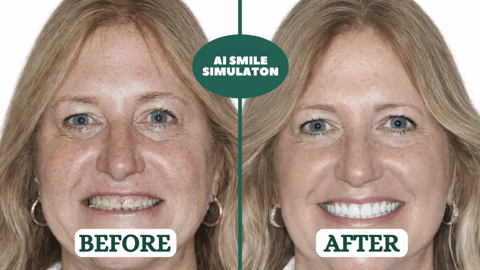 AI smile simulaton