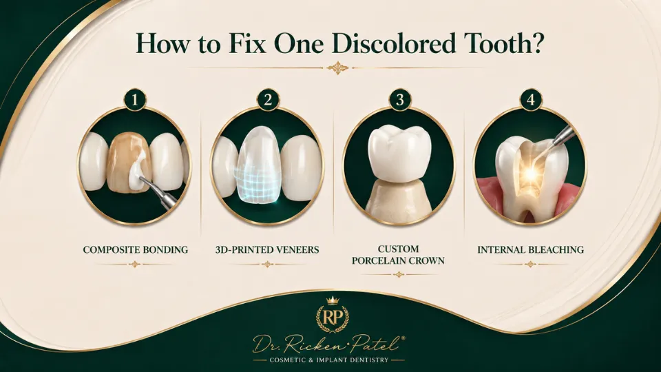 How to Fix One Discolored Tooth How to Fix One Discolored Tooth