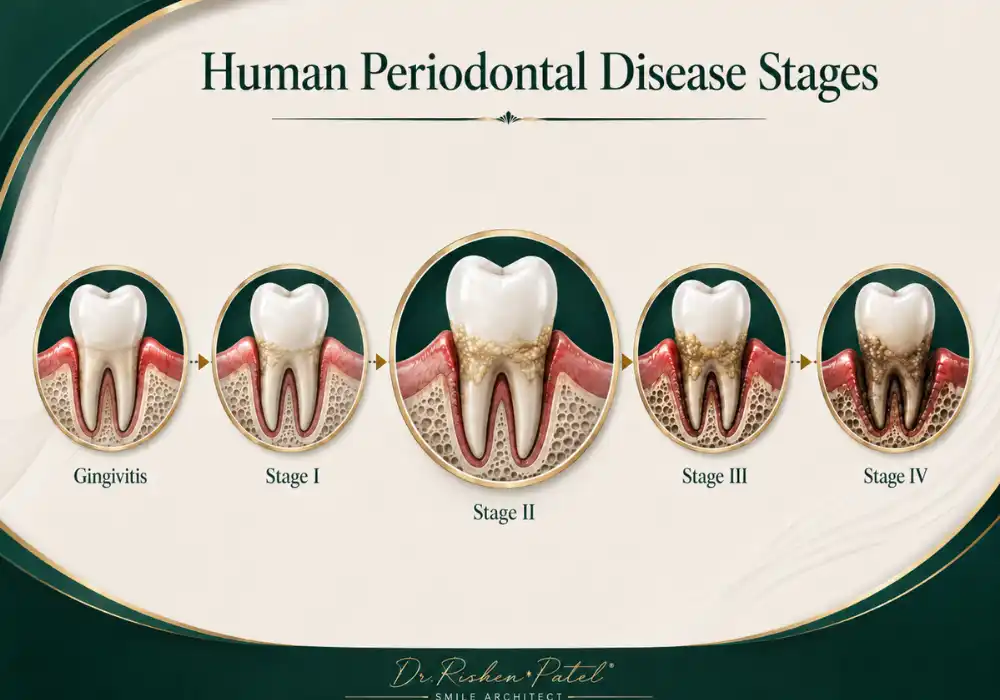 Human Periodontal Disease Stages