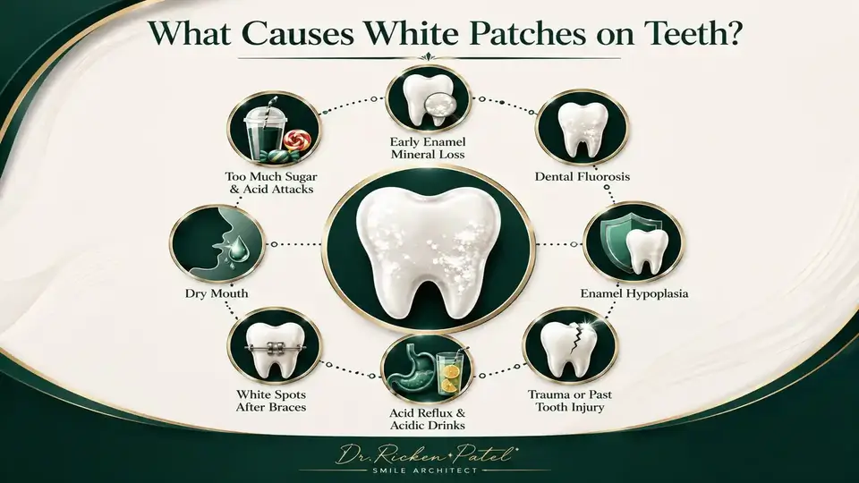 What Causes White Patches on Teeth