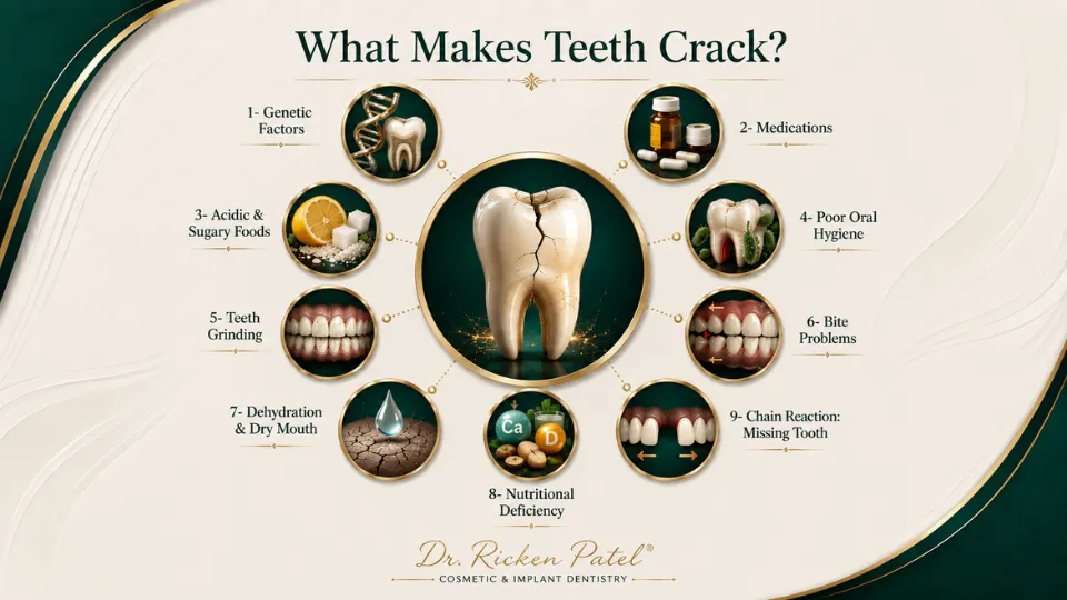 What makes teeth crack
