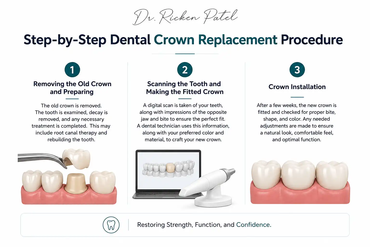 Dentist for Crown Replacement